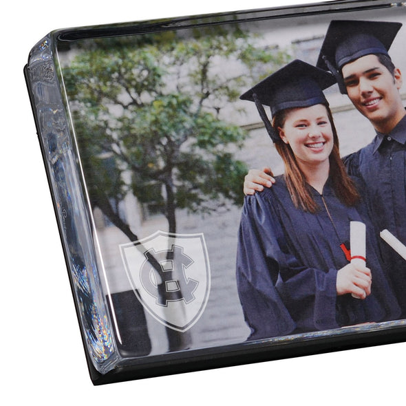 Holy Cross Simon Pearce Glass Photo Block Shot #2