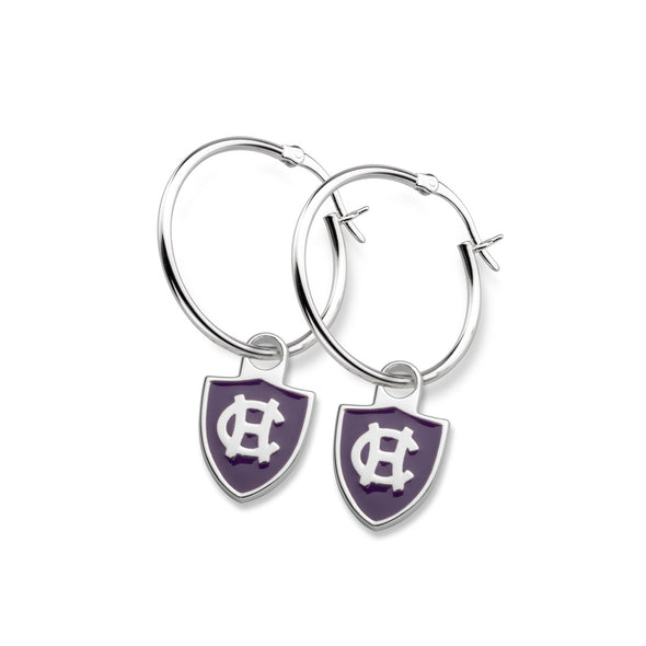 Holy Cross Sterling Silver Earrings Shot #1
