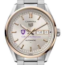 Holy Cross TAG Heuer Carrera Automatic Day-Date 18K 5N Rose Gold Shot #1