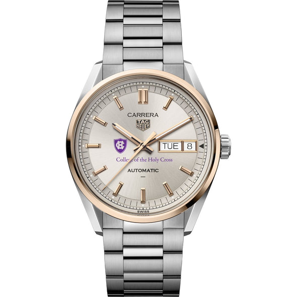 Holy Cross TAG Heuer Carrera Automatic Day-Date 18K 5N Rose Gold Shot #2