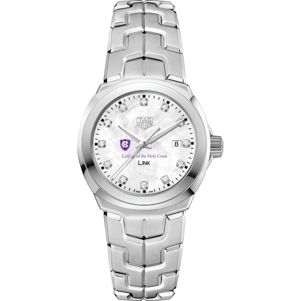 Holy Cross TAG Heuer Diamond Dial LINK for Women Shot #2