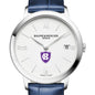 Holy Cross Women's Baume et Mercier 36.5mm Classima Watch with White Dial & Blue Leather Strap Shot #1