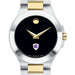 Holy Cross Women's Movado Collection Two-Tone Watch with Black Dial