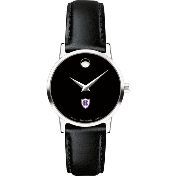 Holy Cross Women&#39;s Movado Museum with Leather Strap Shot #2
