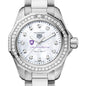 Holy Cross Women's TAG Heuer Steel Aquaracer with Diamond Dial & Bezel Shot #1