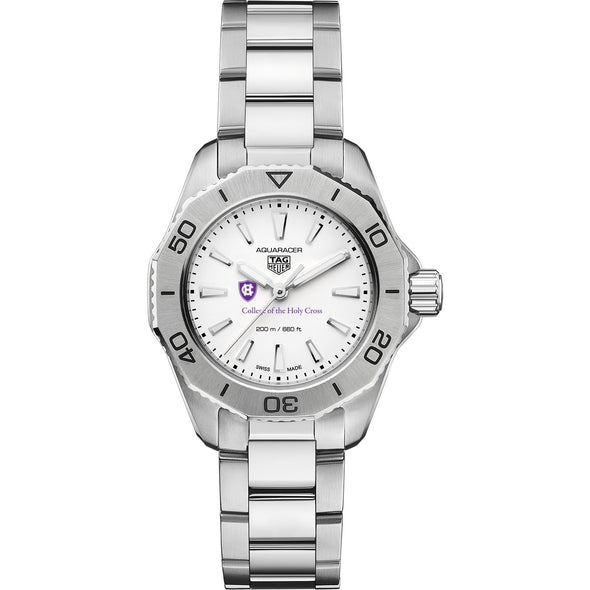 Holy Cross Women&#39;s TAG Heuer Steel Aquaracer with Silver Dial Shot #2