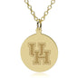 Houston 14K Gold Pendant & Chain Shot #1