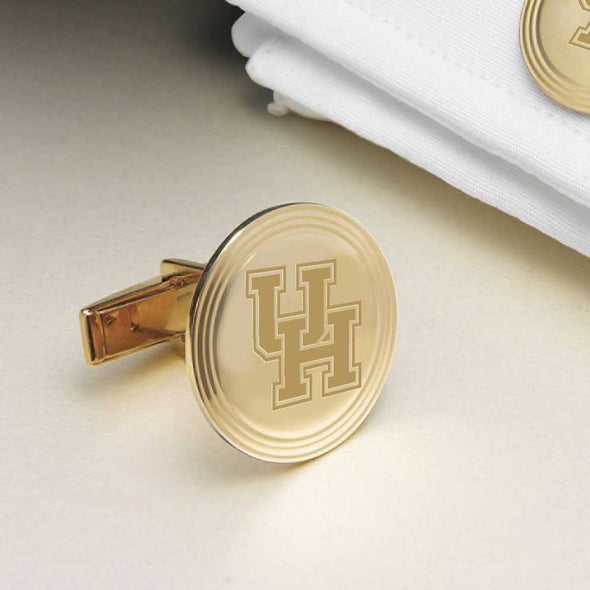 Houston 18K Gold Cufflinks Shot #2