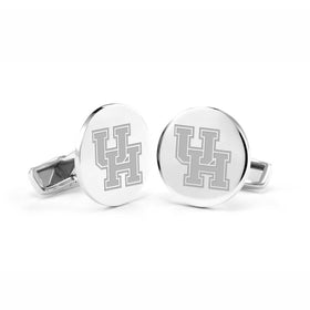 Houston Cufflinks in Sterling Silver Shot #1