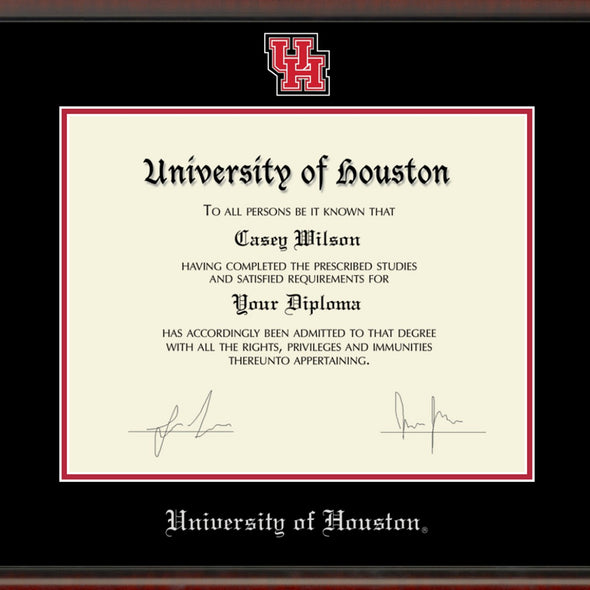 Houston Diploma Frame - Masterpiece Shot #2