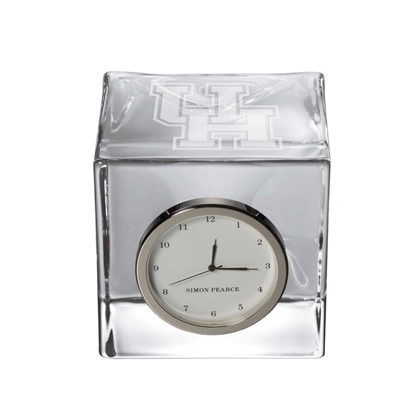 Houston Glass Desk Clock by Simon Pearce Shot #1