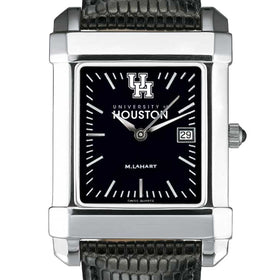 Houston Men's Black Quad with Leather Shot #1