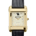Houston Men's Gold Quad with Leather Strap
