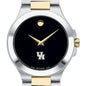 Houston Men's Movado Collection Two-Tone Watch with Black Dial Shot #1