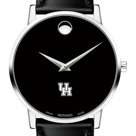 Houston Men's Movado Museum with Leather Strap Shot #1