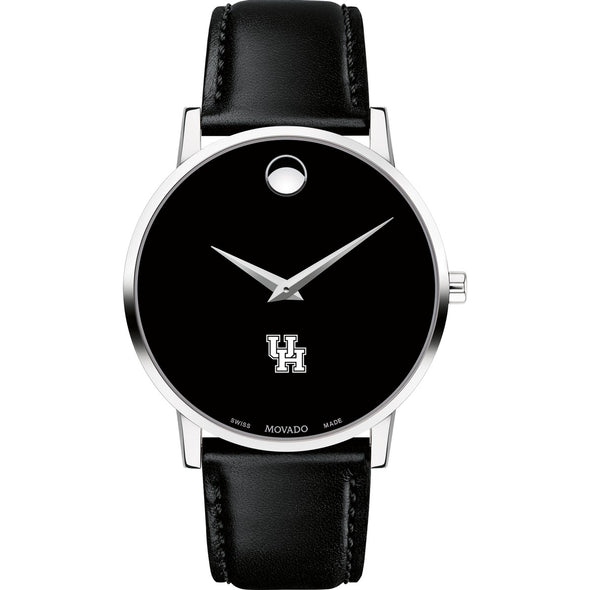 Houston Men's Movado Museum with Leather Strap Shot #2