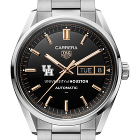 Houston Men's TAG Heuer Carrera Day-Date with Black Dial Shot #1