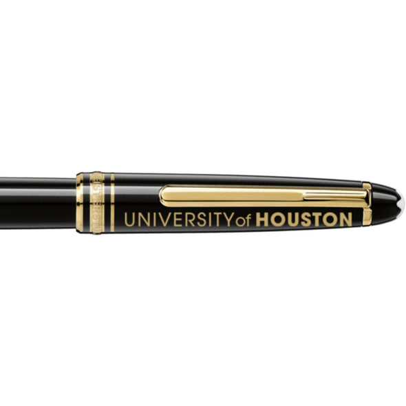 Houston Montblanc Meisterstück Classique Rollerball Pen in Gold Shot #2