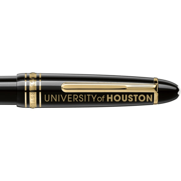 Houston Montblanc Meisterstück Midsize Ballpoint Pen in Gold Shot #2