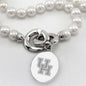 Houston Pearl Necklace with Sterling Silver Charm Shot #2