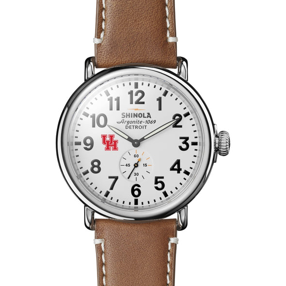 Houston Shinola Watch, The Runwell 47 mm White Dial Shot #2