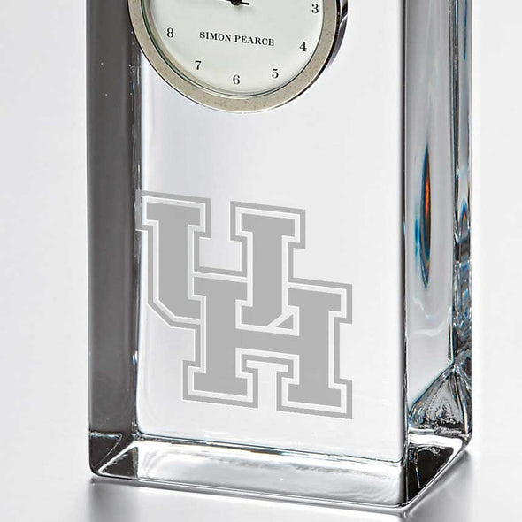 Houston Tall Glass Desk Clock by Simon Pearce Shot #2