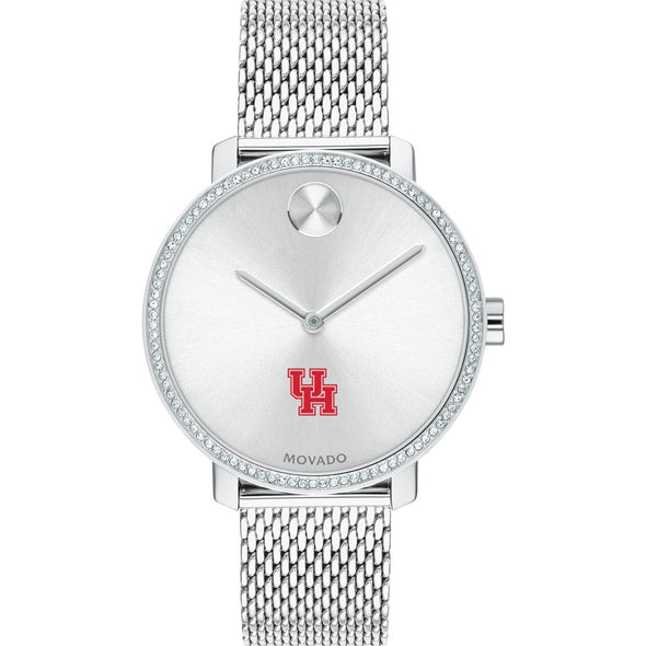 Houston Women's Movado Bold with Crystal Bezel & Mesh Bracelet Shot #2