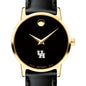 Houston Women's Movado Gold Museum Classic Leather Shot #1