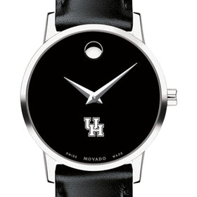 Houston Women&#39;s Movado Museum with Leather Strap Shot #1