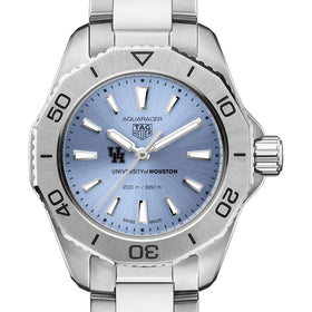 Houston Women&#39;s TAG Heuer Steel Aquaracer with Blue Sunray Dial Shot #1