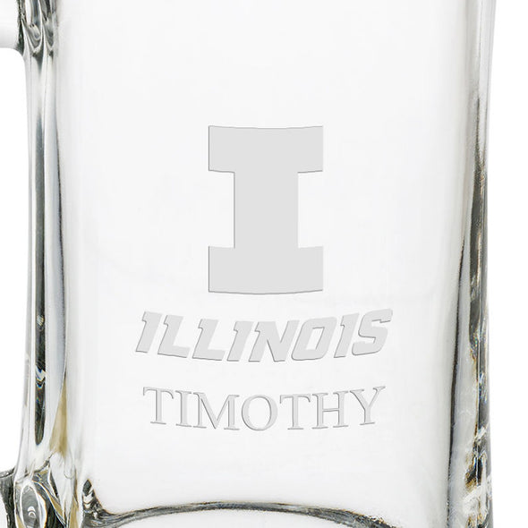 Illinois 25 oz Beer Mug Shot #3