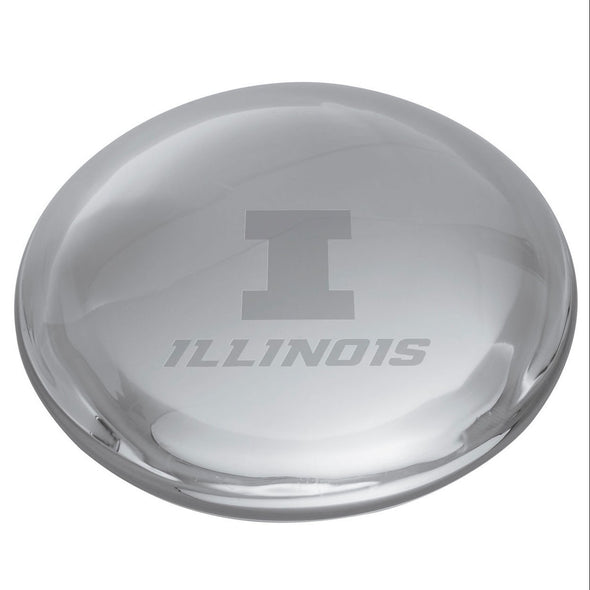 Illinois Glass Dome Paperweight by Simon Pearce Shot #2