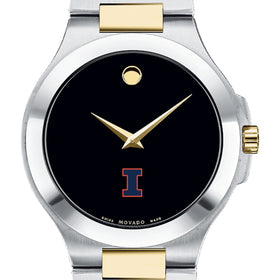 Illinois Men&#39;s Movado Collection Two-Tone Watch with Black Dial Shot #1