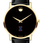 Illinois Men's Movado Gold Museum Classic Leather Shot #1