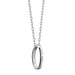 Illinois Monica Rich Kosann "Carpe Diem" Poesy Ring Necklace in Silver