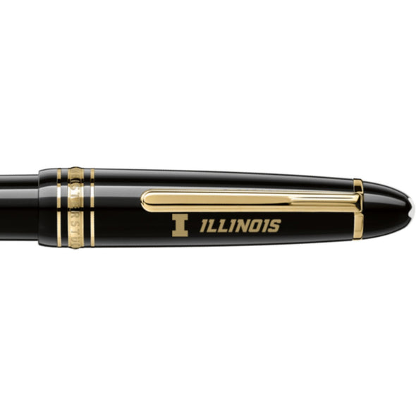 Illinois Montblanc Meisterstück LeGrand Ballpoint Pen in Gold Shot #2