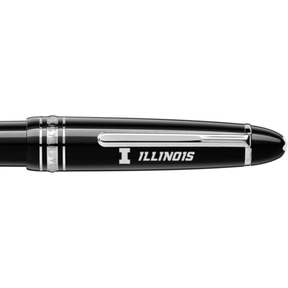 Illinois Montblanc Meisterstück LeGrand Ballpoint Pen in Platinum Shot #2