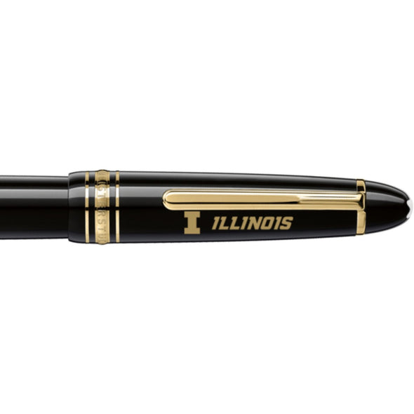 Illinois Montblanc Meisterstück LeGrand Rollerball Pen in Gold Shot #2