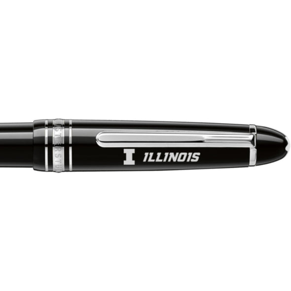 Illinois Montblanc Meisterstück Midsize Platinum-Coated Ballpoint Pen Shot #2