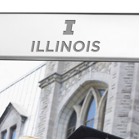 Illinois Polished Pewter 8x10 Picture Frame Shot #2
