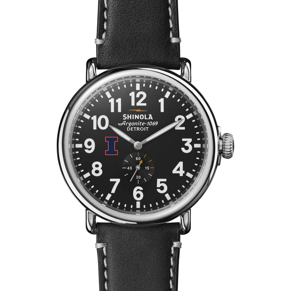 Illinois Shinola Watch, The Runwell 47 mm Black Dial Shot #2