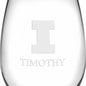 Illinois Stemless Wine Glasses Made in the USA - Set of 2 Shot #3