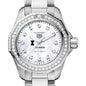 Illinois Women's TAG Heuer Steel Aquaracer with Diamond Dial & Bezel Shot #1