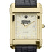 Indiana Men's Gold Quad with Leather Strap