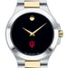 Indiana Men's Movado Collection Two-Tone Watch with Black Dial