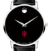Indiana Men's Movado Museum with Leather Strap
