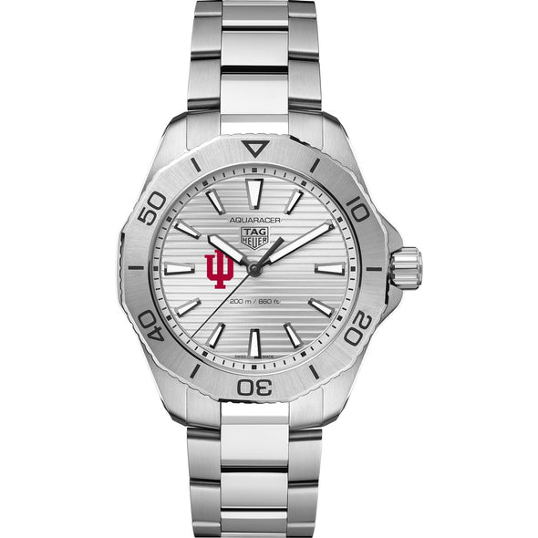 Indiana Men&#39;s TAG Heuer Steel Aquaracer with Silver Dial Shot #2