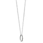 Indiana Monica Rich Kosann "Carpe Diem" Poesy Ring Necklace in Silver Shot #2