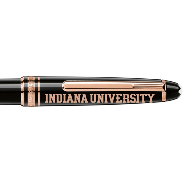 Indiana Montblanc Meisterstück Classique Ballpoint Pen in Red Gold Shot #2