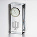 Indiana Tall Glass Desk Clock by Simon Pearce